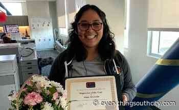 Alma Alvarado Honored as South San Francisco Police Department's Dispatcher of the Year - Everything South City