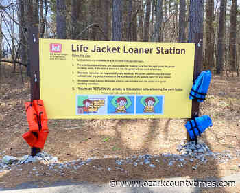 Tecumseh boat ramp gets new life jacket loaner station as part of Eagle Scout's project - Ozark County Times