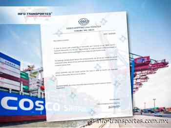 Infotransportes - Cosco desmiente comunicado apócrifo sobre operaciones en puerto Manzanillo - Info Transportes On Line