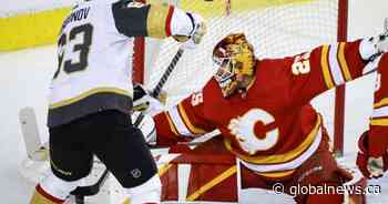 Calgary Flames miss chance to clinch playoff spot in 6-1 loss to Vegas Golden Knights