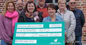 Toneelgroep Elsuth schenkt 2.500 euro aan hulpactie Oekraïne | Oudenaarde | hln.be - Het Laatste Nieuws