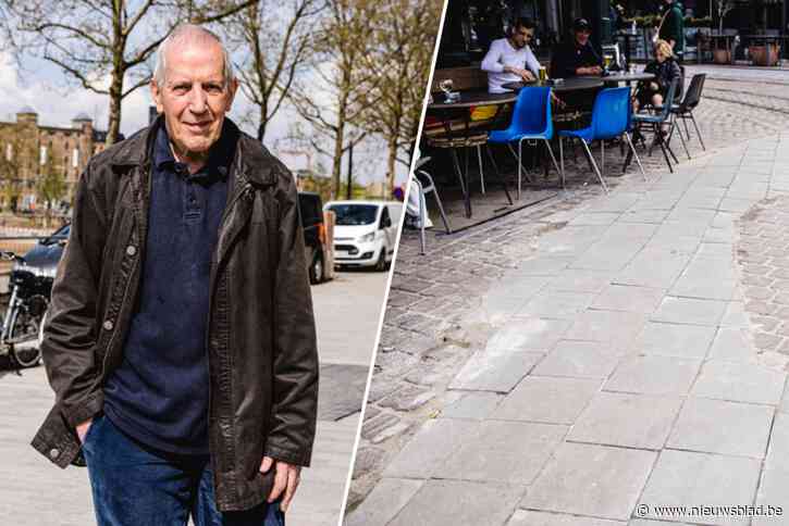 Professor op rust maakt foto’s van opvallend (slecht) herstelde trottoirs: “Typisch Antwerps fenomeen”