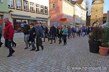 Trotz Corona-Lockerungen - Spaziergänger protestieren in Coburg weiter - Neue Presse Coburg
