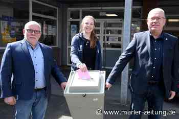Landtagswahl in Marl - Hier stehen die Wahlkabinen schon bereit - Marler Zeitung