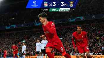 Liverpool, sin varios de sus titulares, iguala ante Benfica y avanza a Semifinales - TUDN USA