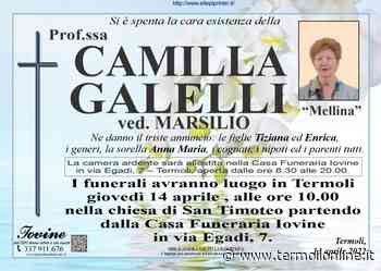 Lutto nella famiglia Marsilio, si è spenta la professoressa Camilla Galelli - Termoli Online