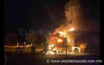 Se incendia tráiler en Calpulalpan - El Sol de Tlaxcala