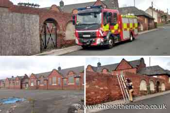 Pictures of the scene of major fire at County Durham school today - The Northern Echo
