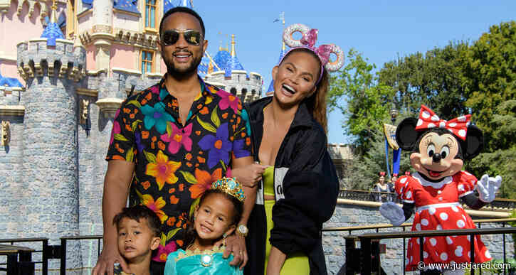 Chrissy Teigen & John Legend Head to Disneyland to Celebrate Daughter Luna's 6th Birthday!