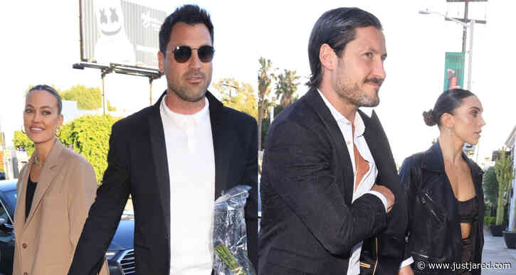 Maksim & Val Chmerkovskiy Double Date with Their Wives in West Hollywood!