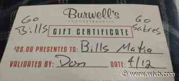 Hamburg family on vacation receives gift card on windshield: 'Go Bills'