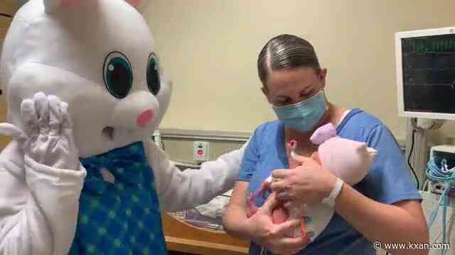 Easter Bunny visits Austin NICU babies ahead of holiday