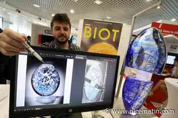 Une œuvre expérimentale mêlant art des maîtres-verriers de Biot et algorithme de Cannes