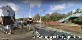 Car smashes through Huncoat level crossing barrier twice, narrowly missing oncoming train