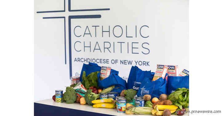 UPROSTRED INFLÁCIE A HROZIACEHO NEDOSTATKU POTRAVÍN SPOLOČNOSŤ GOYA OBNOVUJE ZÁVÄZOK DAROVAŤ 300 000 LIBIER POTRAVÍN KATOLÍCKYM CHARITÁM V NEW YORKU