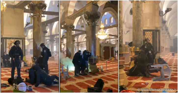 Gerusalemme, violenti scontri tra polizia israeliana e manifestanti palestinesi: gli agenti sparano dentro la Moschea di al-Aqsa – Video