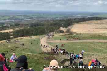 Hundreds walk up Rivington Pike to mark Good Friday