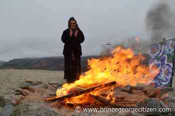 Kamloops artist focuses on poverty by burning her work - Prince George Citizen