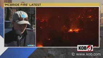 WATCH: Officials update the McBride Fire and Nogal Canyon Fire - KOB