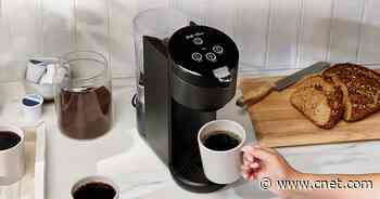 This $80 Coffee Maker Works With K-Cups and Grounds to Brew a Single Cup in 90 Seconds     - CNET