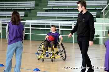 Handibasket, lutte à l’aveugle: la ville de Cagnes-sur-Mer sensibilise les jeunes au handicap