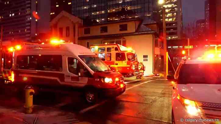 No injuries in Thursday night fire in downtown Calgary