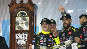 NASCAR: Here's how Brandon Jones' Martinsville grandfather clock trophy was delivered to his home - Fox News