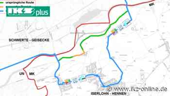 Die Umleitung des Ruhrtal-Radwegs führt durch Iserlohn - IKZ News
