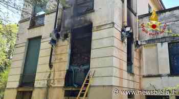 A fuoco a Vercelli l'ex OPN ASL - newsbiella.it