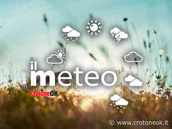 Meteo - Bel tempo a Crotone domani, ma attenzione all'ombrello - CrotoneOK.it