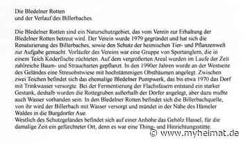 Die Bledelner Rotten und der Verlauf des Billerbaches - Sehnde - myheimat.de - myheimat.de
