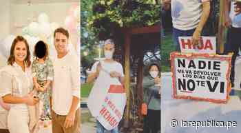 Ex de Andrea San Martín, Juan Víctor Sánchez, asistió a vigilia por tenencia compartida - La República Perú