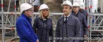 Sur le chantier de Notre-Dame, Macron se réjouit d'un « témoignage d'espérance »