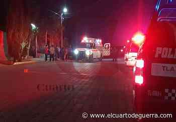 Dos lesionados deja riña entre dos integrantes de una familia, en Apizaco - El Cuarto de Guerra