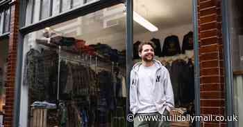 Painter and decorator opens new vintage clothes shop SupplyHaus in Hull's Paragon Arcade - Hull Live