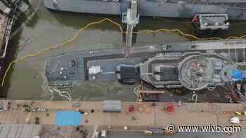 USS The Sullivans: Sullivan family has 'lots of tears' watching as crews work to right WWII ship