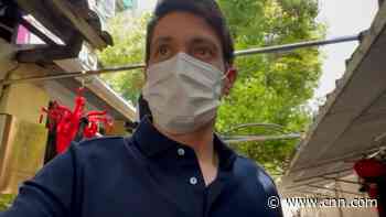 A few steps of freedom in Shanghai after weeks of lockdown