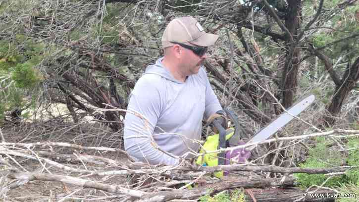 Round Rock firefighters aid RRFD driver whose home was hit in Salado tornado