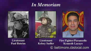 Deaths Of 3 Baltimore Firefighters Ruled Homicides, Stricker St. Fire Classified As Incendiary - CBS Baltimore