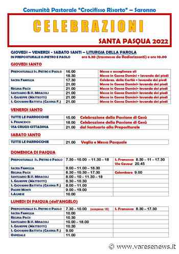 Le celebrazioni pasquali della Comunità pastorale del Crocifisso Risorto di Saronno - varesenews.it