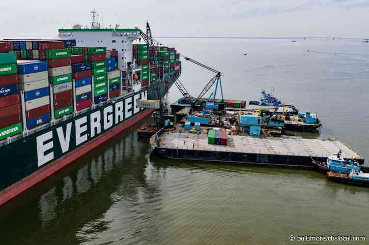 Over 300 Containers Removed From Ever Forward, Officials Hope To Be Finished By Monday