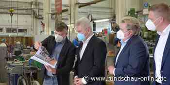 Minister Pinkwart lobt in Euskirchen Wiederaufbau in der Zuckerfabrik und bei Meister Optic - Kölnische Rundschau