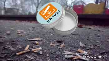 Kampf gegen Kippen: Erlangen verteilt kostenlose Aschenbecher - br.de