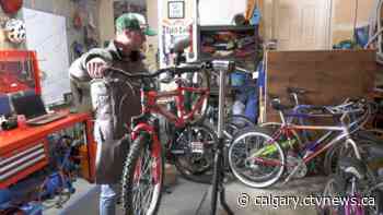 Calgary man paying-it-forward by giving bicycles to those in need - CTV News Calgary