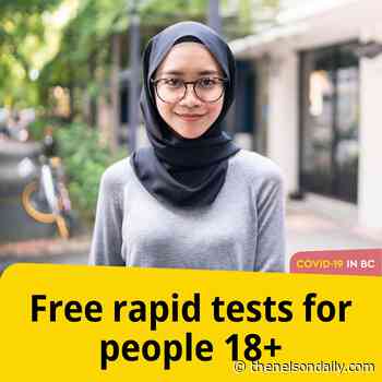 Rapid tests for people 18+ available at pharmacies - The Nelson Daily