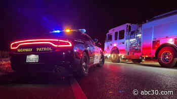 Driver killed in crash with truck in Fresno County