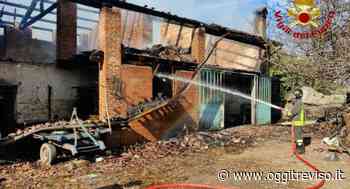 Asolo, violento incendio al ricovero attrezzi | Oggi Treviso | News | Il quotidiano con le notizie di Treviso e Provincia: Oggitreviso - Oggi Treviso