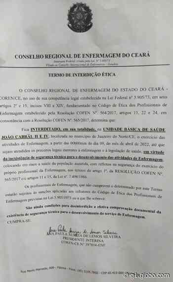 Posto de saúde é interditado pelo Conselho Regional de Enfermagem em Juazeiro do Norte - Globo.com