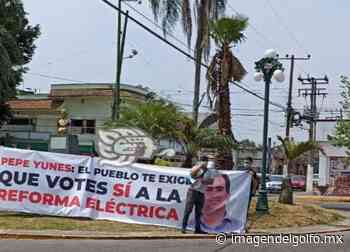Habitantes de Coatepec exigen a Pepe Yunes respaldar la Reforma Eléctrica - Imagen del Golfo