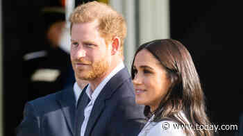 Harry and Meghan make 1st public appearance in Europe since stepping down as senior royals